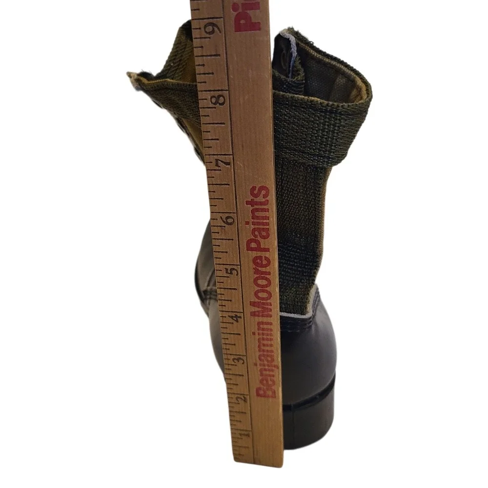 VIETNAM WAR ORIGINAL US ARMY JUNGLE BOOTS-SIZE 5 R‎ Primo Condition - Picture 7 of 10